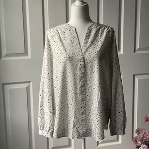 Ann Taylor Factory Dotted blouse
